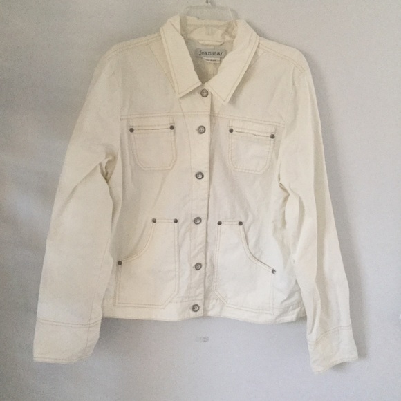 Jeanstar Jackets & Blazers - White Jean Jacket - DISCOUNTED